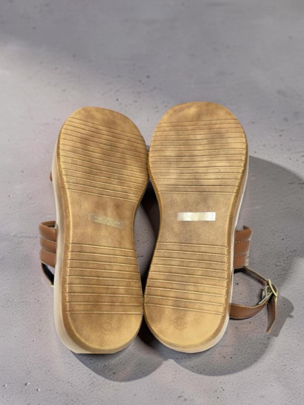 New Bella Vita Ode Italy Womens Whiskey Leather Puffy Platform Sandal Size 9.5 - Picture 7 of 9